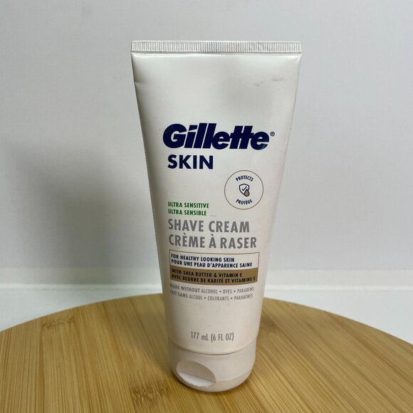 Gillette Other - GILLETTE SKIN Ultra-Sensitive Shave Cream 6 oz Shea Butter Vitamin E Skin Care